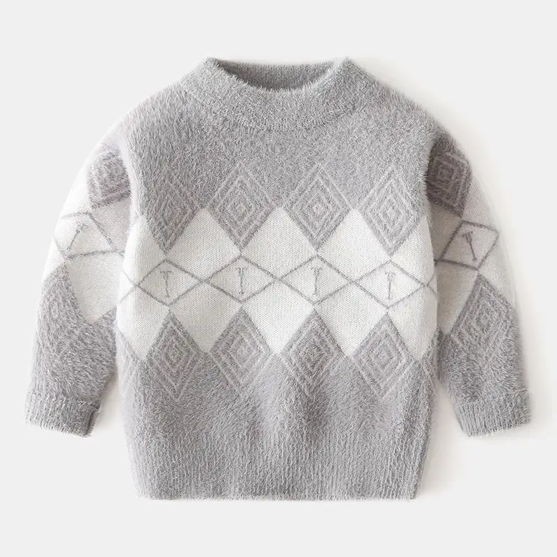 INS/Одежда для маленьких мальчиков свитер От 2 до 7 лет осень зима Детский с