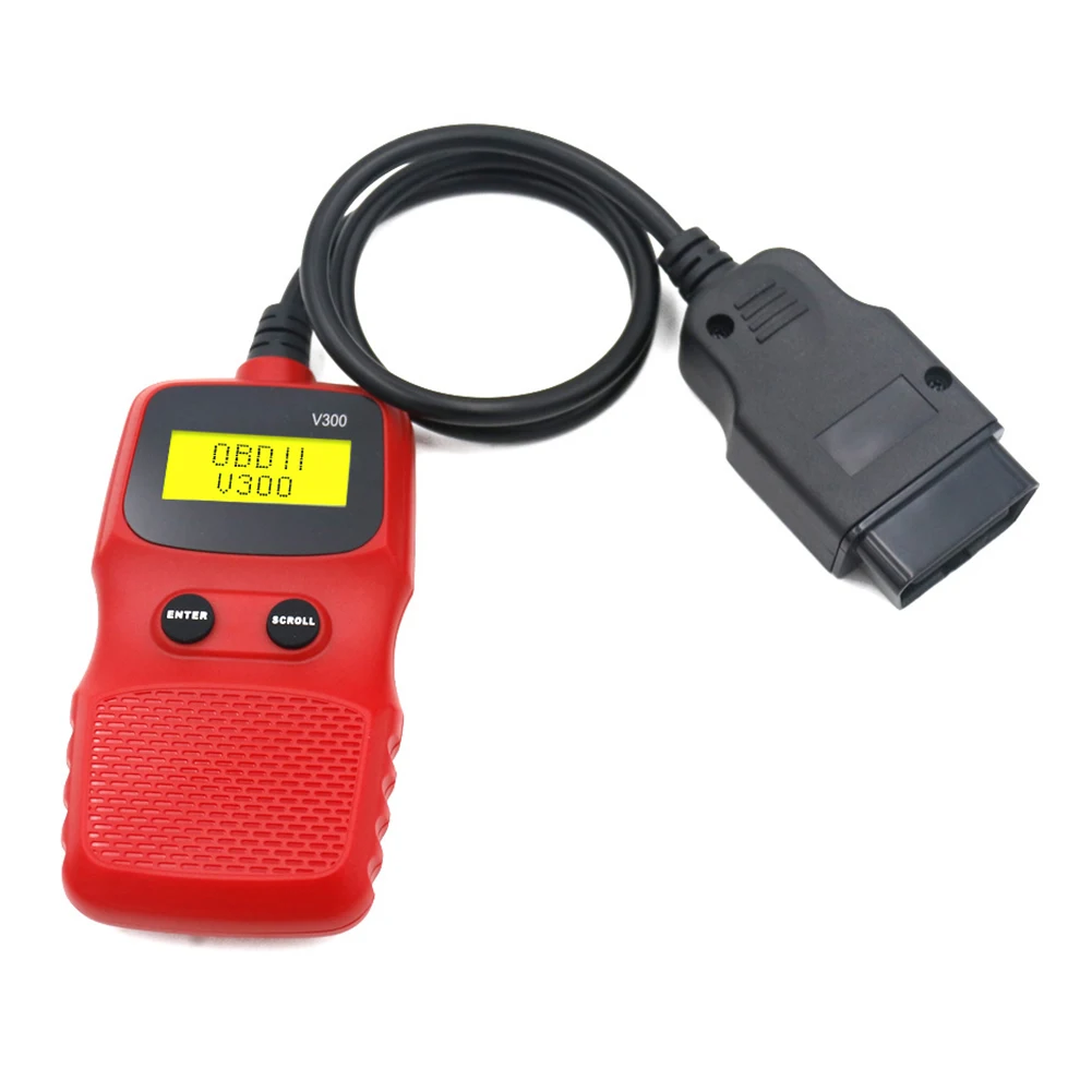 Автомобильный диагностический прибор V300 OBD OBD2 ELM327 считыватель кодов Сканер