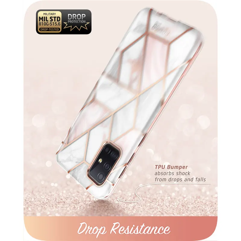 i blason for samsung galaxy a51 case 2019 cosmo full body marble case cover with built in screen protectornot fit a50 a51 5g free global shipping
