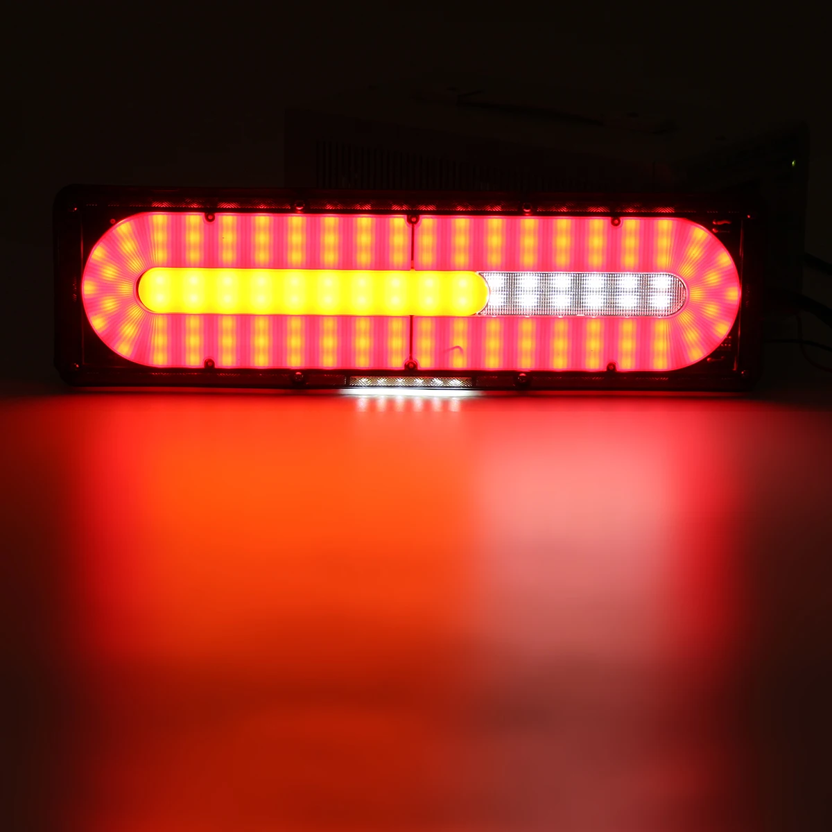 

Pair LED Tail Rear Lights for MAN DAF Scania Iveco Trailer Truck Lorry Bus Dynamic Turn Signal Light Running Reverse Brake Lamp
