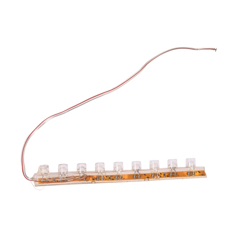 

Red 9 Led Flexible Strip Motorcycle / Car / Boat Light 12V