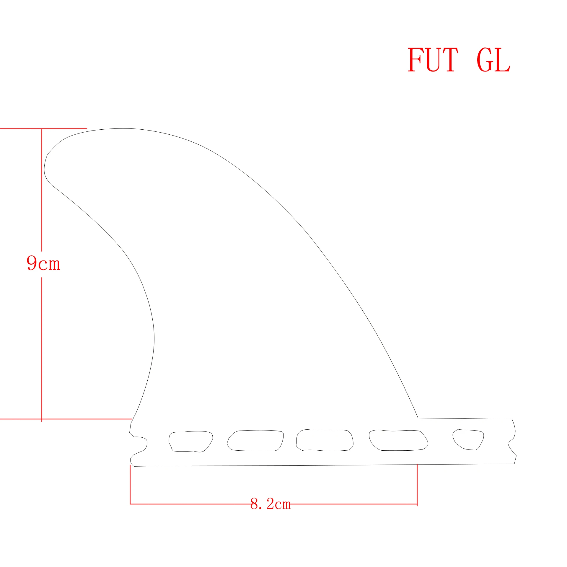 Future fin G3 + GL голубой/оранжевый четырехплавник бесплатная доставка набор