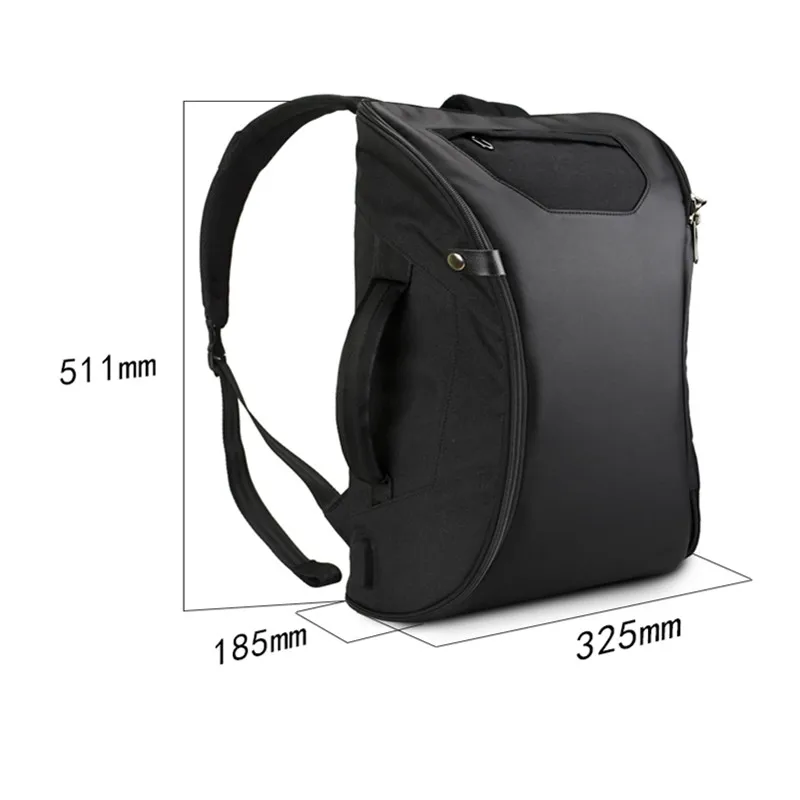 black Fipilock FL-V2 рюкзак usb-устройство для считывания отпечатков пальцев замок Мотоцикл Противоугонная сумка умный БЕСКЛЮЧЕВОЙ замок отпечаток пальца рюкзак портативное зарядное устройство - Цвет: black