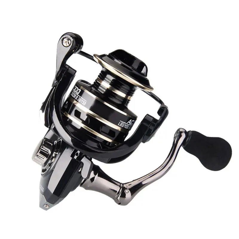 

Metal Powerful Fishing Reels Ultra Smooth High Capacity Folding Rocker Metal Spool For Saltwater Freshwater Fishing EDF8
