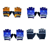 retro cycling gloves guantes ciclismo half finger wear resisting mittens guantes mtb