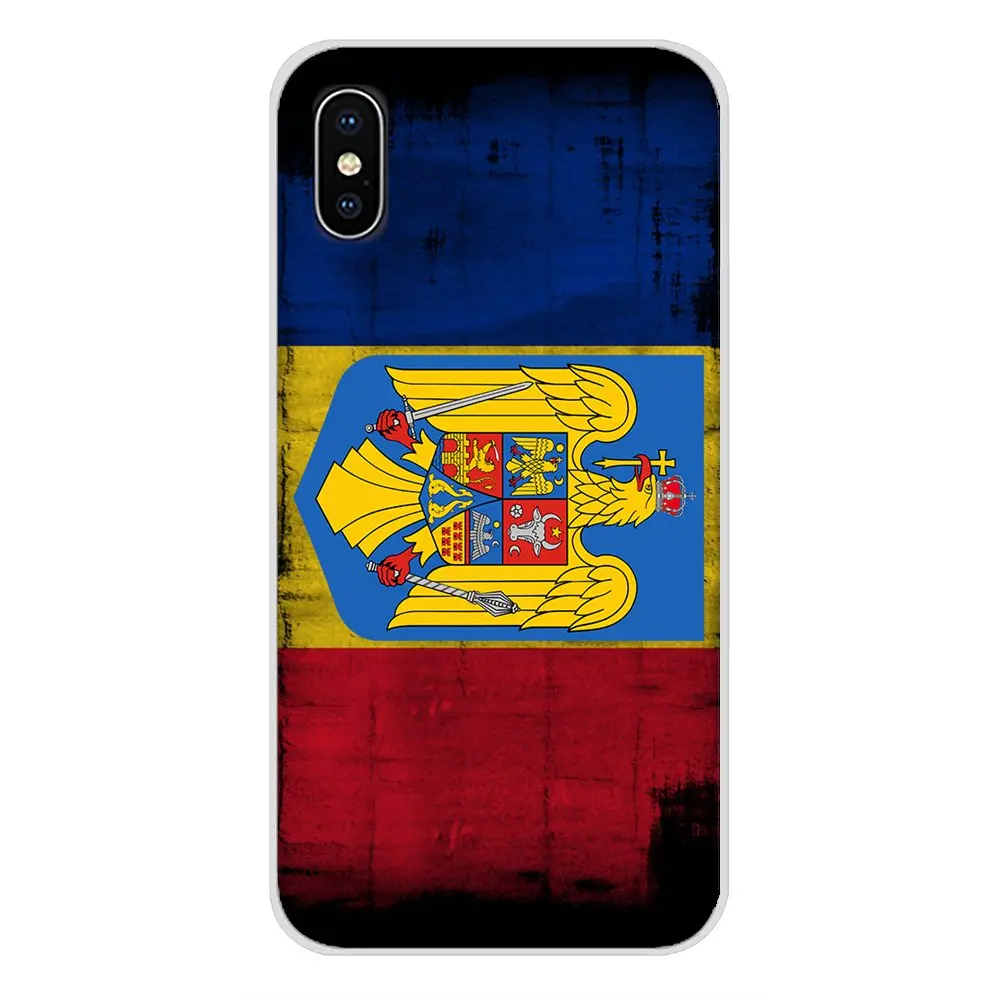 Прозрачный чехол из ТПУ с гербом национального флага Румынии для Samsung Galaxy J1 J2 J3 J4 J5