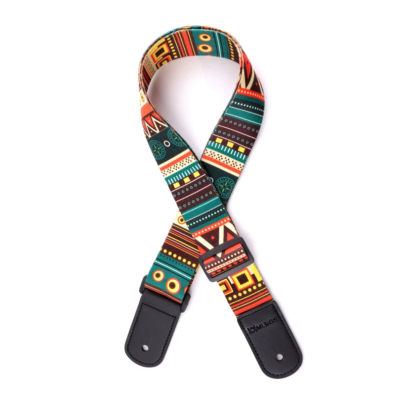 heißer gitarre strap multicolor druck verdickt gitarre gürtel für ukulele akustische elektrische gitarre bass do2 free global shipping