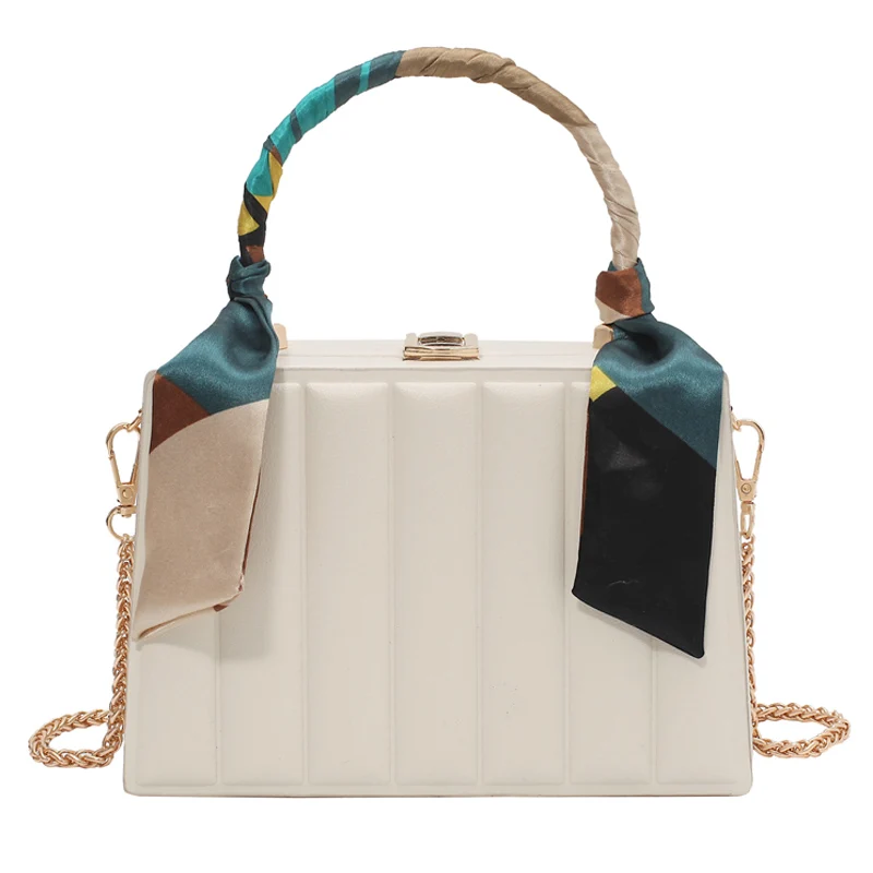 

Niche Design Advanced Western Style Handbag 2021 New Fashion Chain Wild Ins Messenger Hot-selling Square Bag Box Bag Width: 19cm