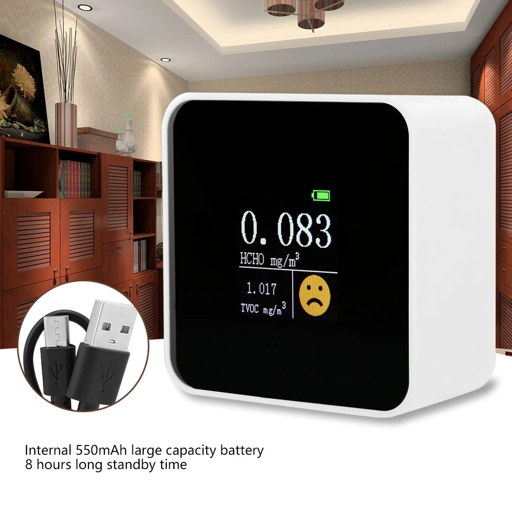 Прибор для измерения качества воздуха HCHO детектор TVOC газа использования внутри и