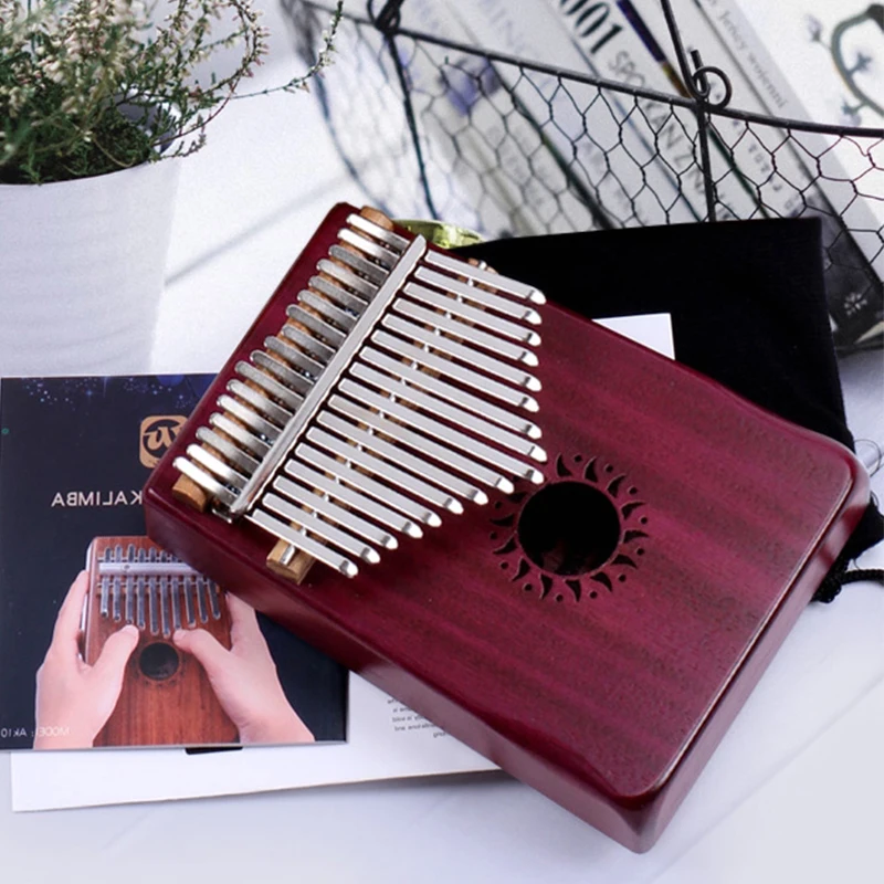 Деревянный музыкальный инструмент 17 клавиш Kalimba Mbira Sanza | Спорт и развлечения