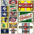 Ретро STP Martini Esso, металлическая фотография, плакаты, мужская пещера, потертая шикарная