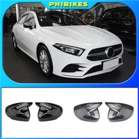 car styling rearview mirror cover for mercedes benz a class w177 2018 a180 a200 modified mirror cover protective decoration