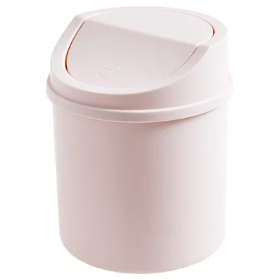 

Desktop Mini Clamshell Trash Can Creative Small Paper Basket Office Dormitory Storage Bin With Lid