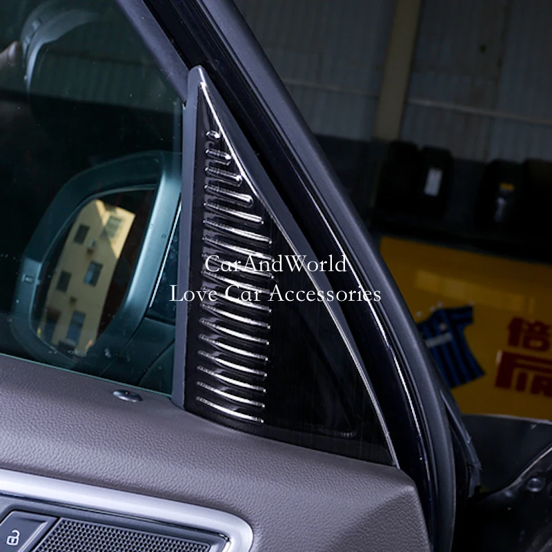 Внутренняя Передняя Крышка стойки дверь окно треугольная Накладка для Volkswagen VW