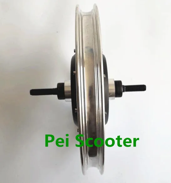 16-дюймовый DC двухосный бесщеточный беззубчатый Мотор Ступицы для электрического