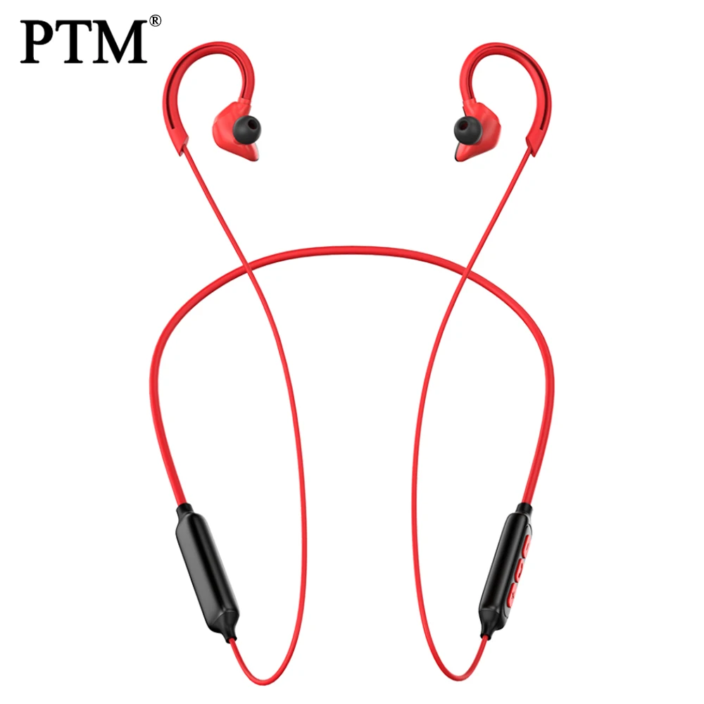 PTM X1S шейные Bluetooth наушники беспроводные игровая гарнитура спортивные для iPhone samsung