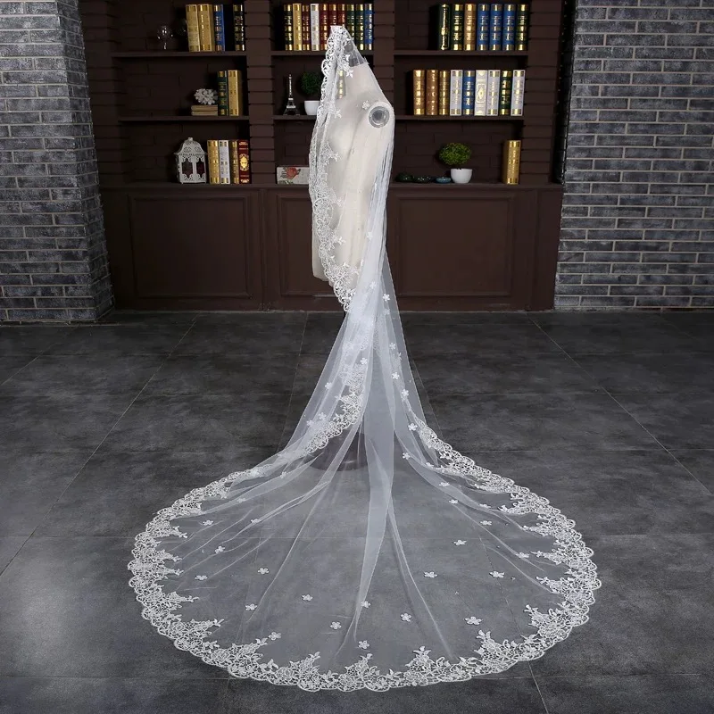 Фата свадебная Однослойная длинная 3 х2 5 м|Свадебные вуали| |