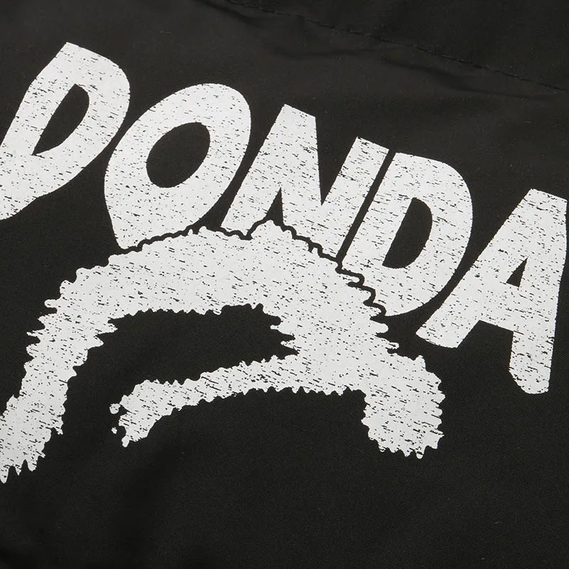 Мужская куртка в стиле хип-хоп с хлопковой подкладкой | одежда