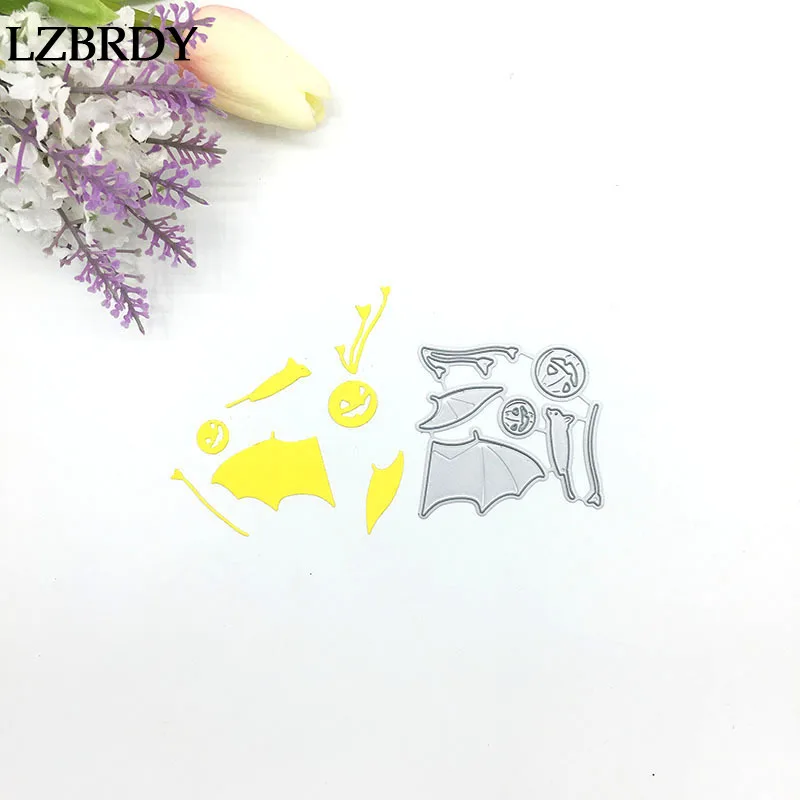 2019 новая Тыква Милая летучая мышь металлические режущие штампы Alinacraft высечки для