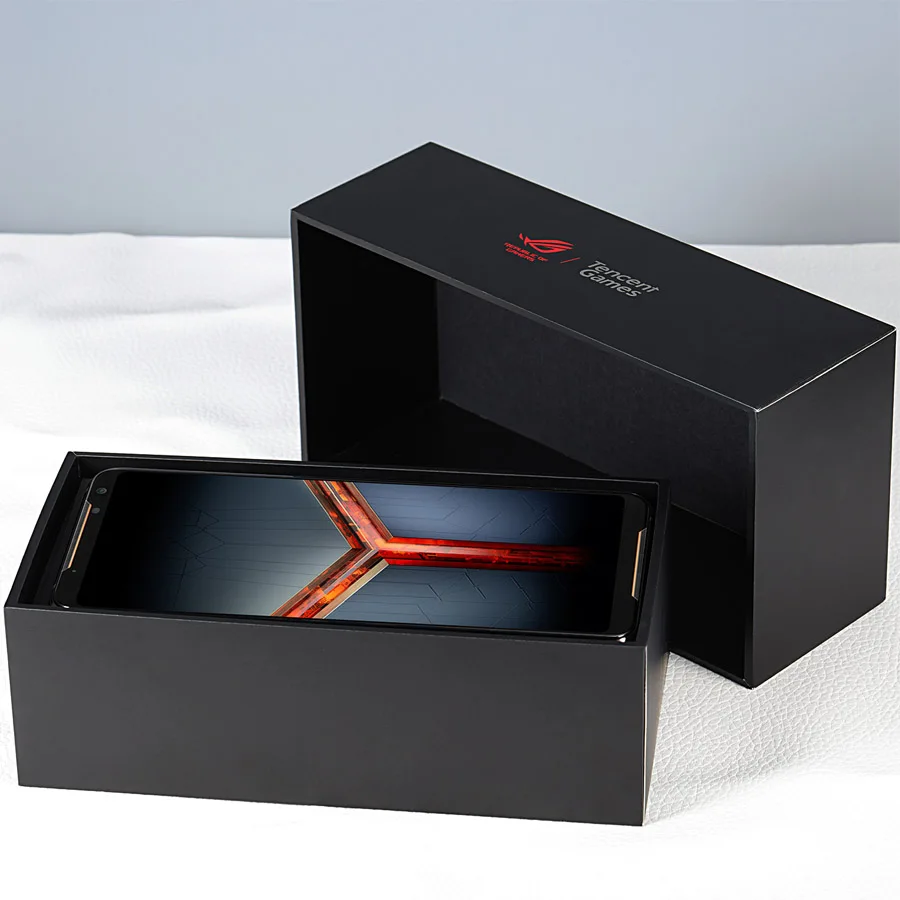 Новый мобильный телефон Asus ROG Phone 2 6 59 дюйма 8 ГБ ОЗУ 128 Гб ПЗУ Snapdragon 855 + NFC II ZS660KL 6000
