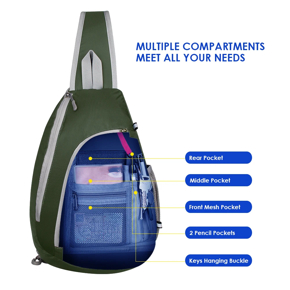 Горячая Распродажа спортивные нейлоновые сумки мессенджеры на одно плечо