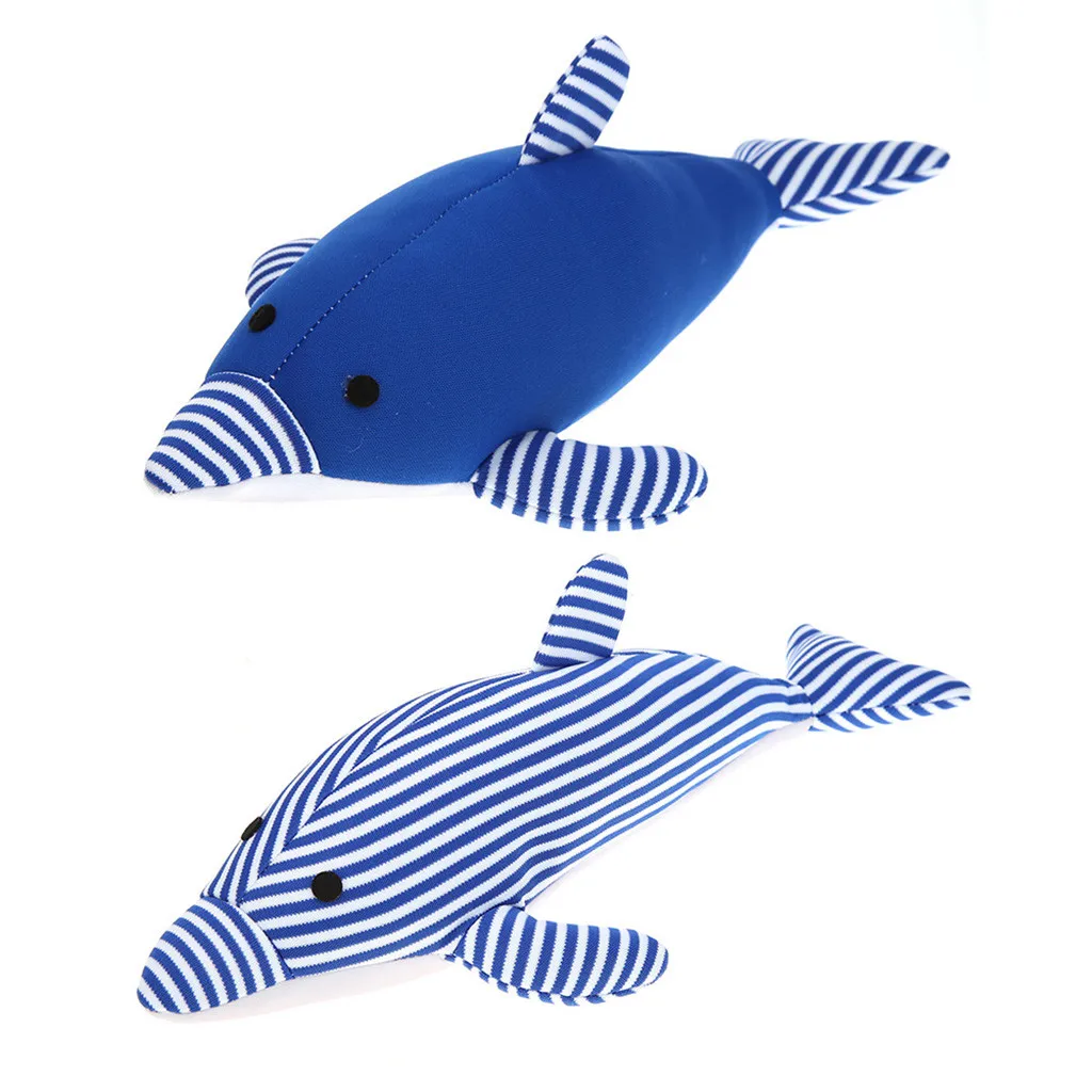 Chamsgend игрушки для собак Домашние животные в форме дельфина скрипучий плюшевый