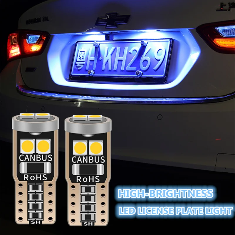 2 шт. светодиодный Canbus T10 W5W Автомобильный светильник лампы для VW Passat B6 B7 Jetta Golf 5 6 7