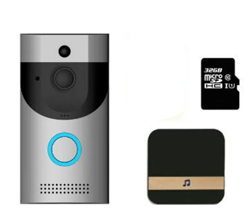 720P Tuya  Wireless WIFI Doorbell Free Cloud Storage Video Door Phone