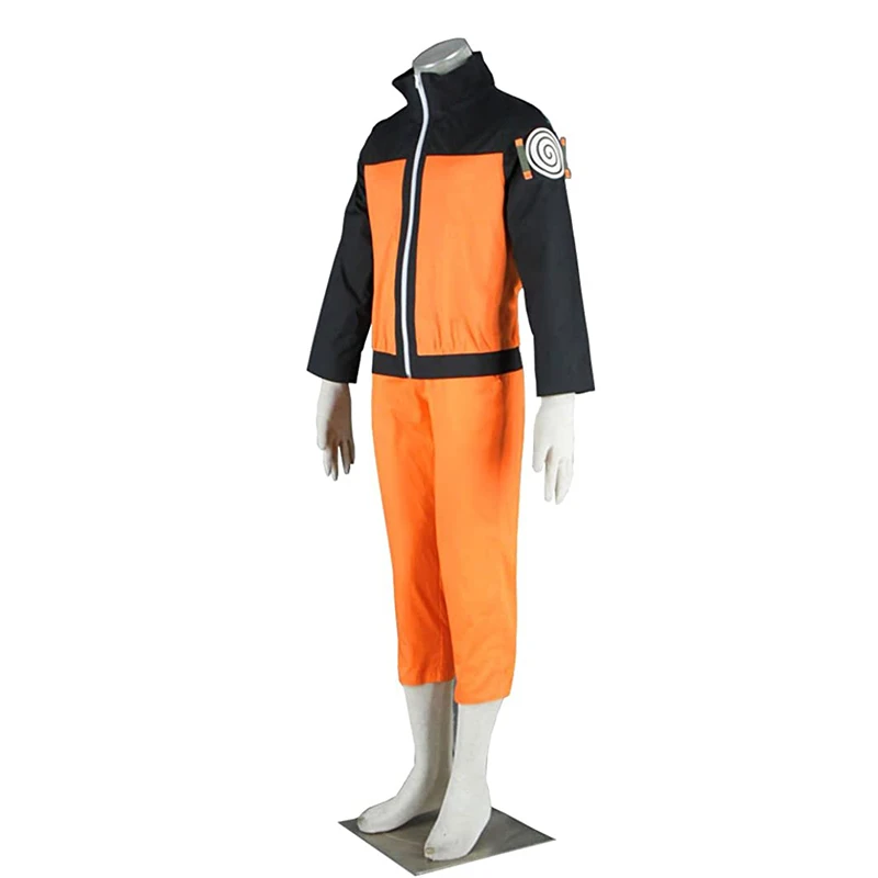Uzumaki Cosplay Costume Anime Ninja Boy Performance Japanese Cartoon Jacket Top Pants Kids |