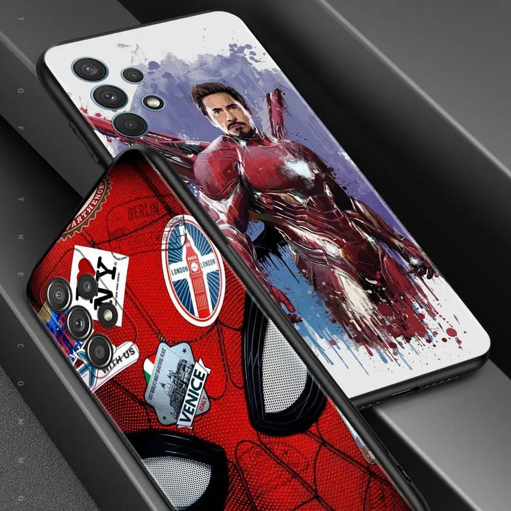 Marvel Iron Spider Man Cover For Samsung Galaxy A51 A71 A41 A31 A11 A01 A12 A21 A21s A52 A32 A02s A72 A22 A02 A42 F42 Shell
