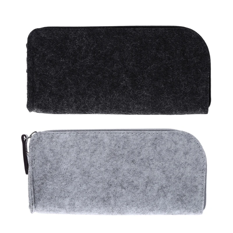 

Square Felt Makeup Cosmetic Bag Brush Pen Pencil Case Pouch Box Office Supplies