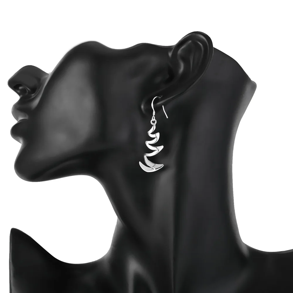 Посеребренные серьги оптом свадебные ювелирные аксессуары модные 2020 корейские