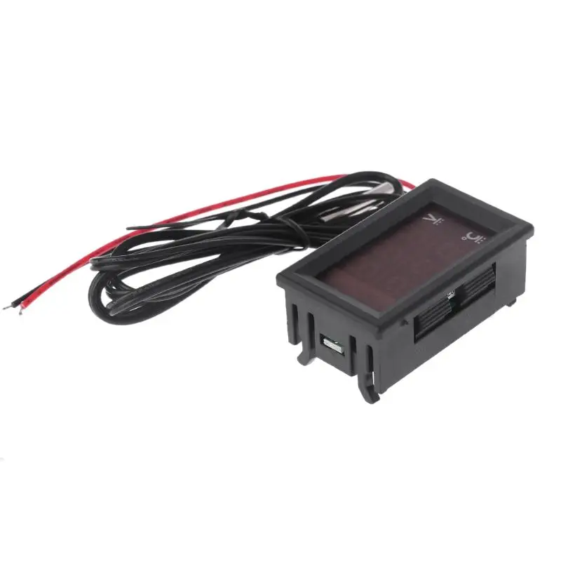 Новинка 12В/24В светодиодный дисплей Автомобильный измеритель напряжения и