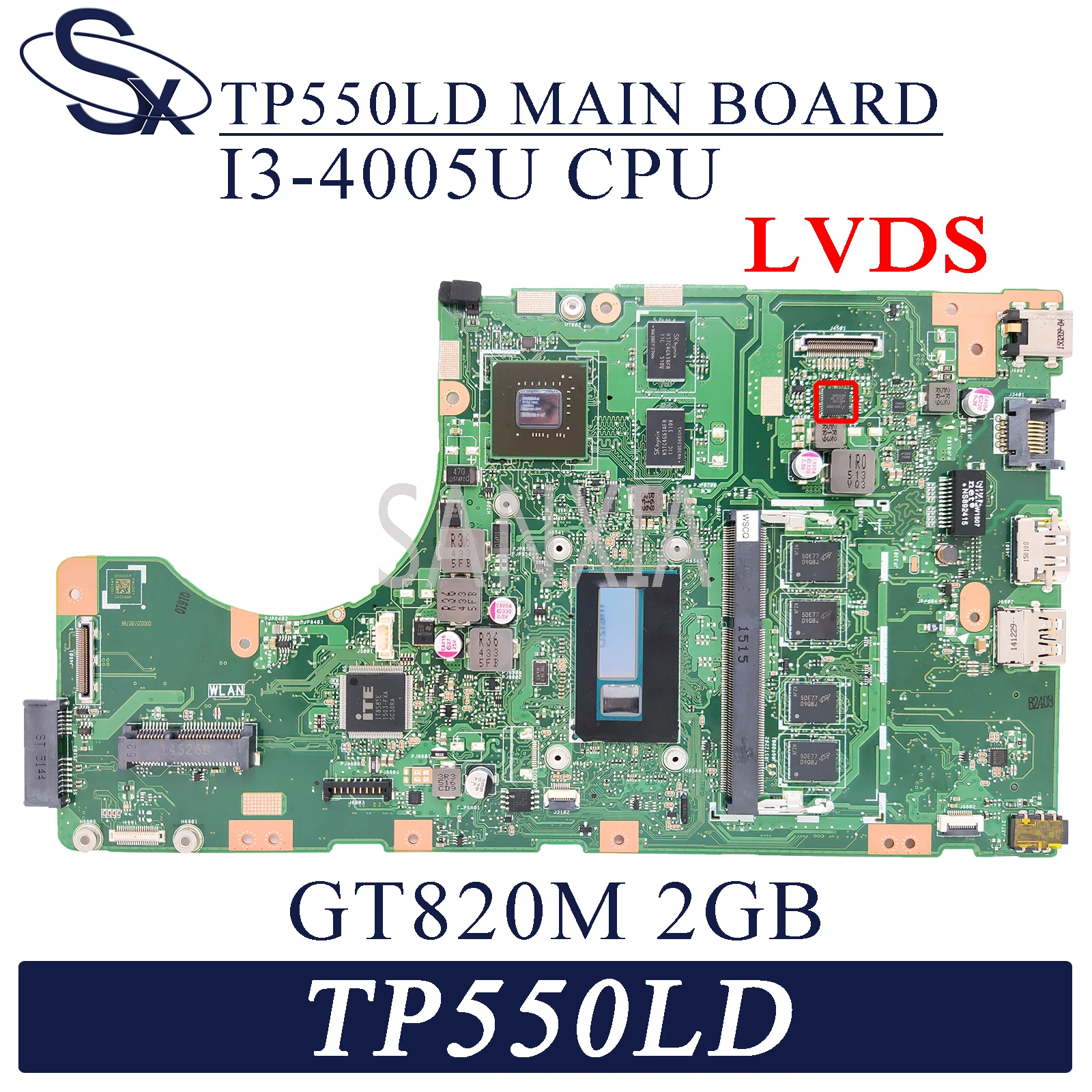 Материнская плата KEFU TP550LD для ноутбука ASUS Transformer Book Flip TP550LN TP550L оригинальная
