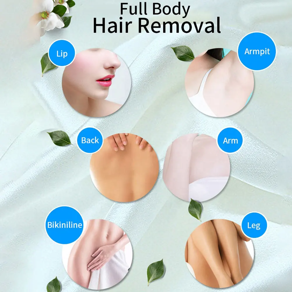 

Professional 990000 Flashes Laser Epilator Permanent Hair Removal Machine Device Painless Hair Remover Epilator for Bikini Leg