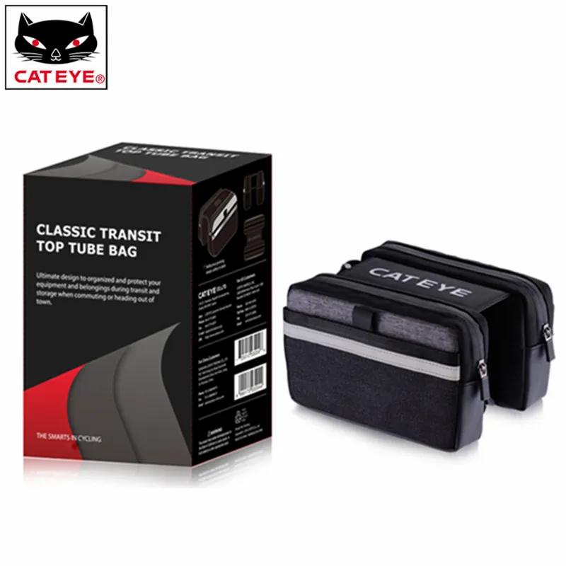 

CATEYE Bicycle Bag MTB Road Bike Top Tube Bags Cycling Front Frame Bags Waterproof Capacity Repair Tool Set Package Accessories