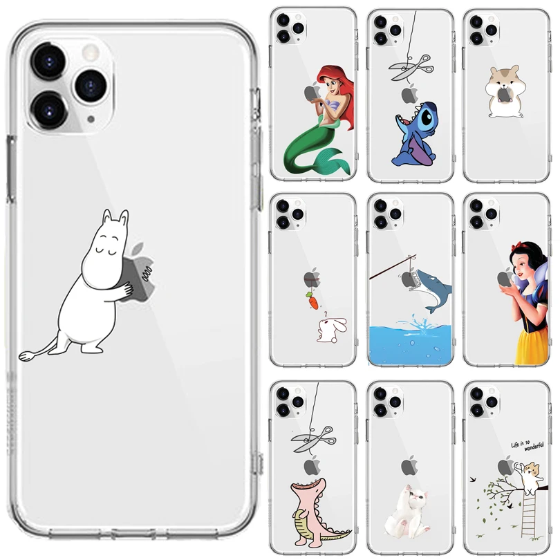 Чехол для iPhone X 5, 5S, 6, 6 S, 7, 8 Plus, X, XS Max, XR, белоснежная принцесса, чехол для iPhone 7, SE, мягкий ТПУ чехол для iPhone 8, 11Pro, чехол