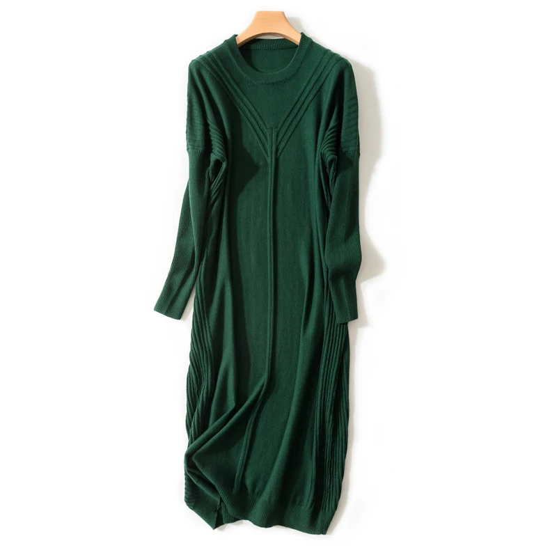 Женская трикотажная юбка-свитер ALKMENE19 свободный свитер большого размера с