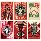 Картина на холсте не война в стиле ретро, настенные художественные плакаты, настенные картины для домашнего декора комнаты (без рамки)