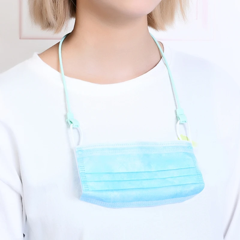 

New Mouth Mask Extender Lanyard Band Cord with Adjustable Buckle Silicone Ear Strap