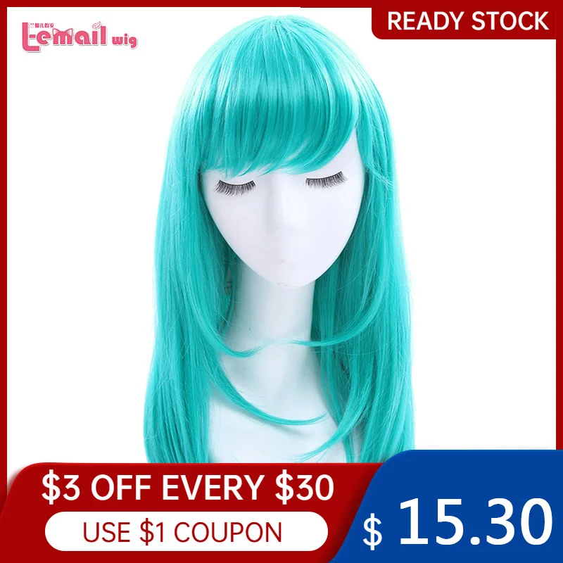 Парик для косплея женский длинный прямой термостойкий парик из синтетических