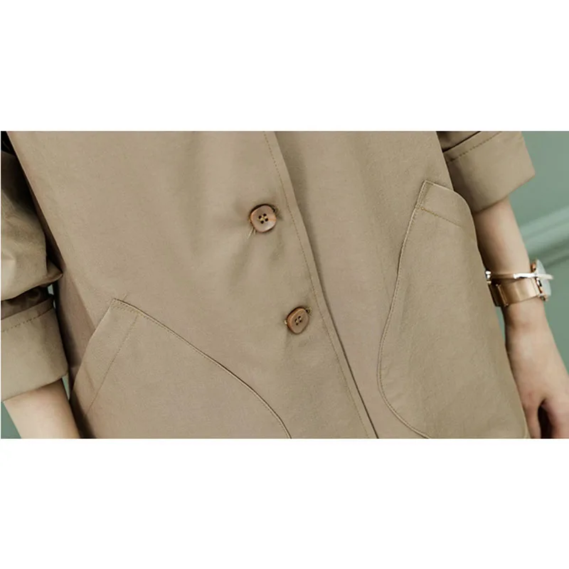 Женская Длинная ветровка тонкая куртка для мужчин и женщин новинка весны осени