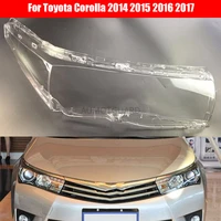 car headlight lens for toyota corolla 2014 2015 2016 2017 headlamp lens car replacement transparent auto shell