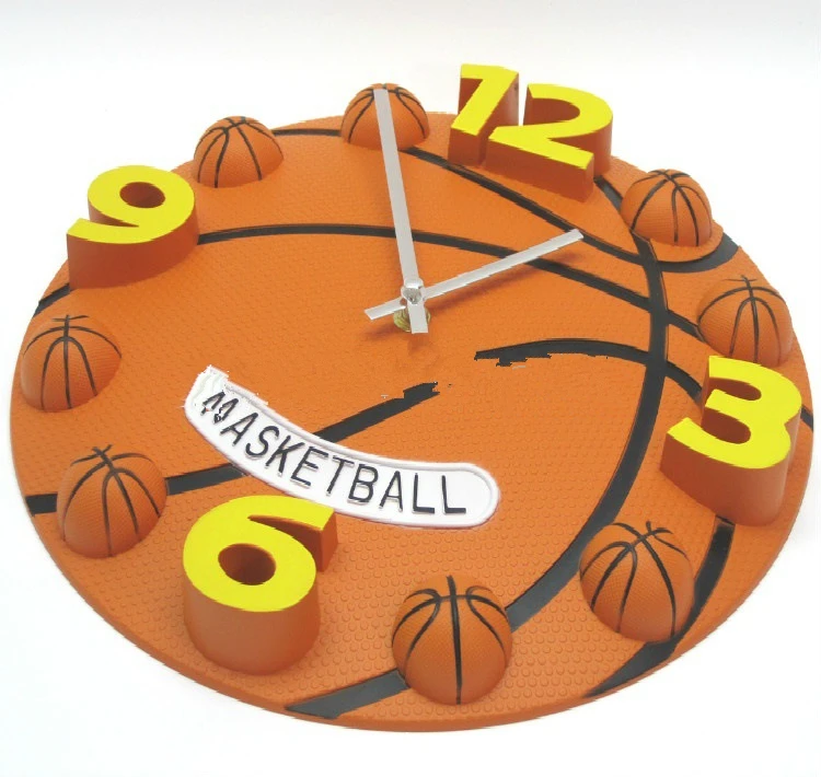 Настенные 3D часы для мальчиков и девочек Креативные Круглые Пластиковые 3d с