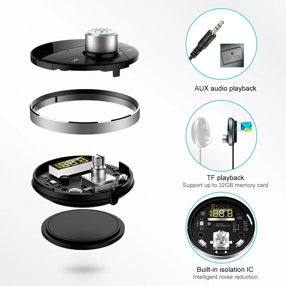 Автомобильный модулятор Bluetooth MP3 USB FM модулятор центральная консоль Автомобильный Mp3 Bluetooth плеер AUX fm-передатчик Автомобильный MP3 7