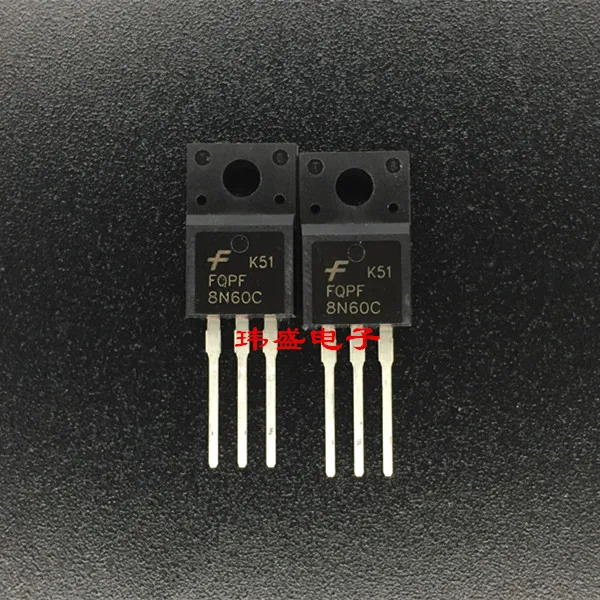 

10 шт FQPF8N60C 8N60C TO-220F