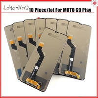 lot 10 pieces screen g9 play for motorola moto g9 play lcd display touch screen digitizer assembly