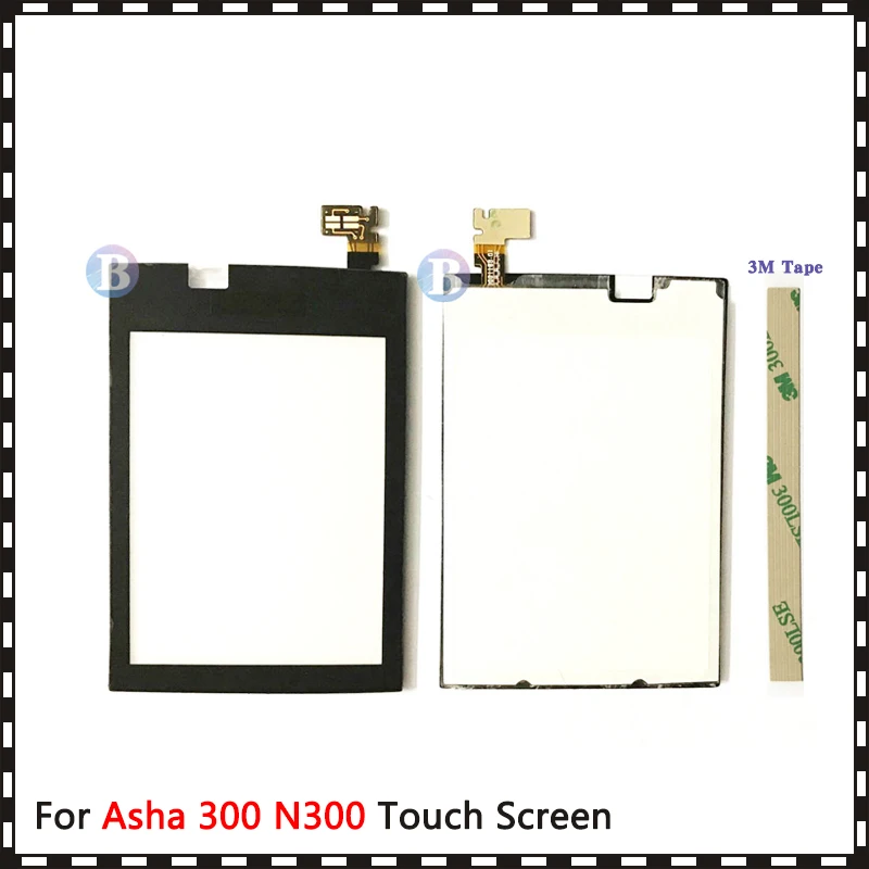 Высококачественный сенсорный экран 2 4 дюйма для Nokia Asha 300 N300 дигитайзер датчик
