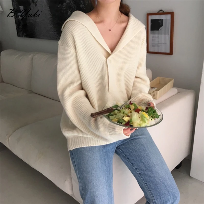 

Blessyuki Knitted Button Cardigan Sweaters Women 2023 Autumn Winter Casual All-match Long Sleeve Solid Sweater Coats Female Top