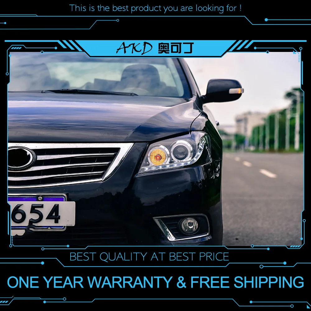 АКД тюнинг Автомобильные фары для Toyota Camry 2009 2011 светодиодные DRL ходовые огни